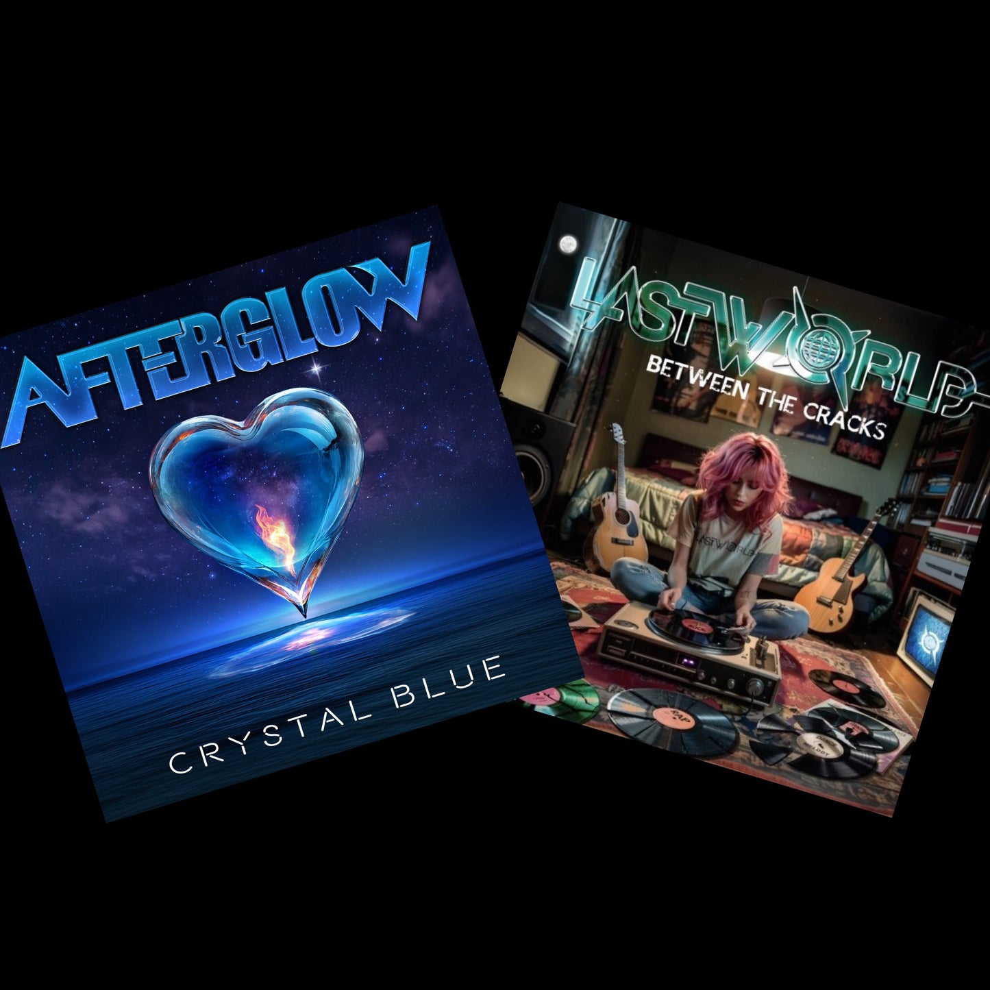 AfterGlow - Crystal Blue + LastWorld - Between The Cracks [CD]