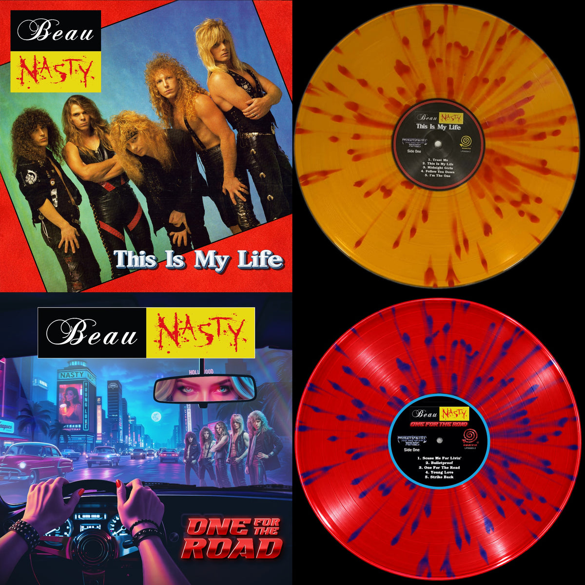 Nasty 2-LP Pack [SPECAIL EDITION SPLATTERED VINYL]