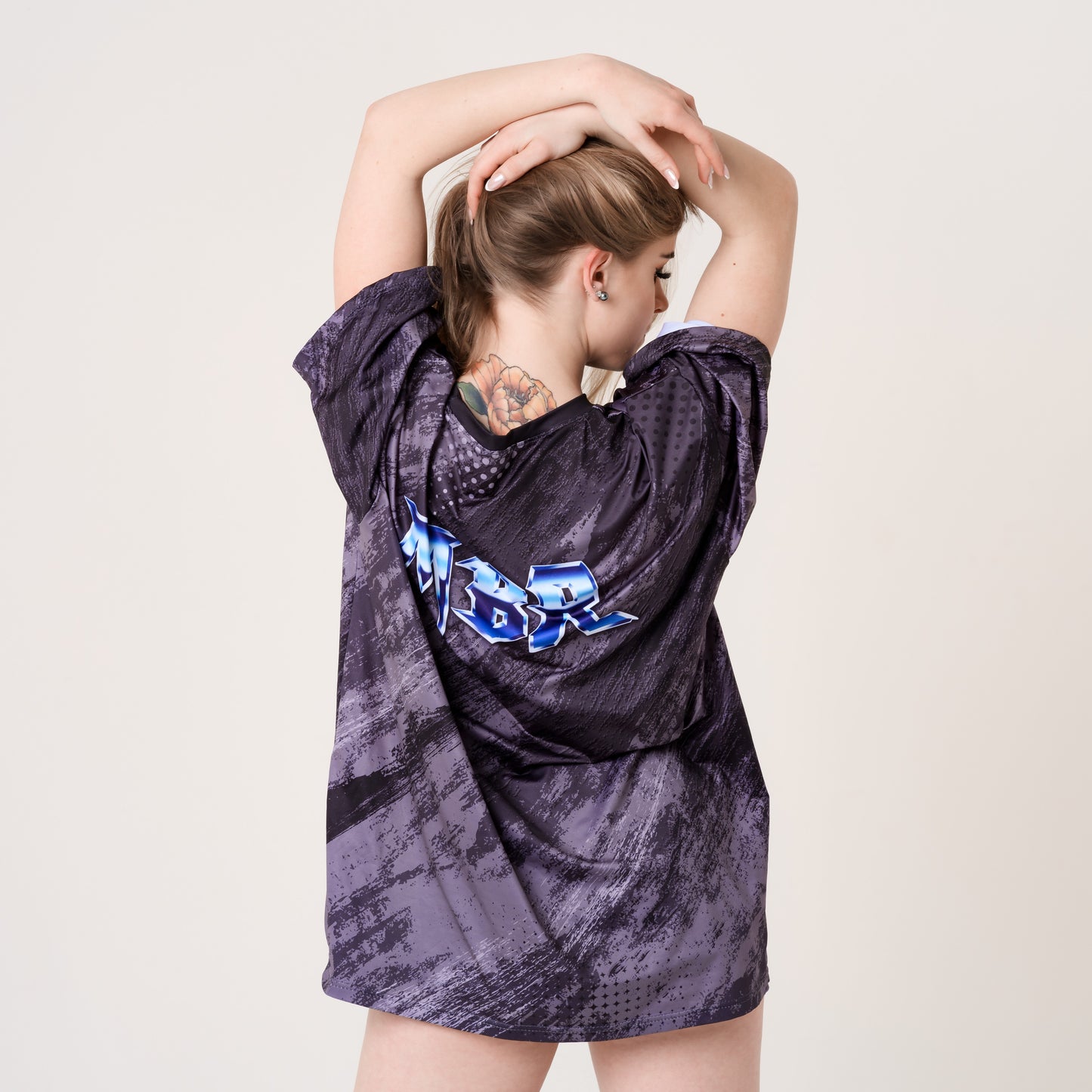 Metallic Blue Records T-shirt [New Style]