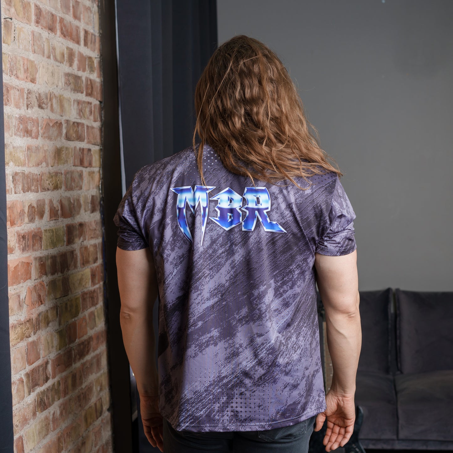 Metallic Blue Records T-shirt [New Style]